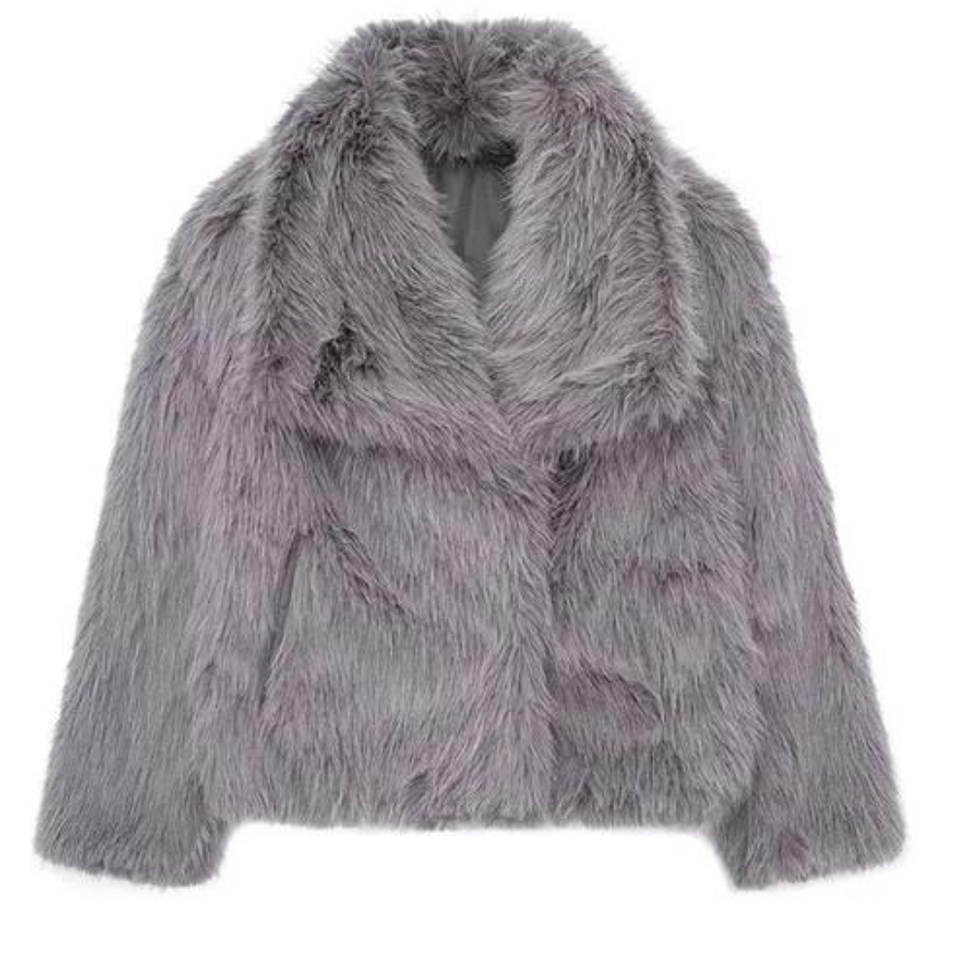 Quinn - Plush Faux Fur Coat