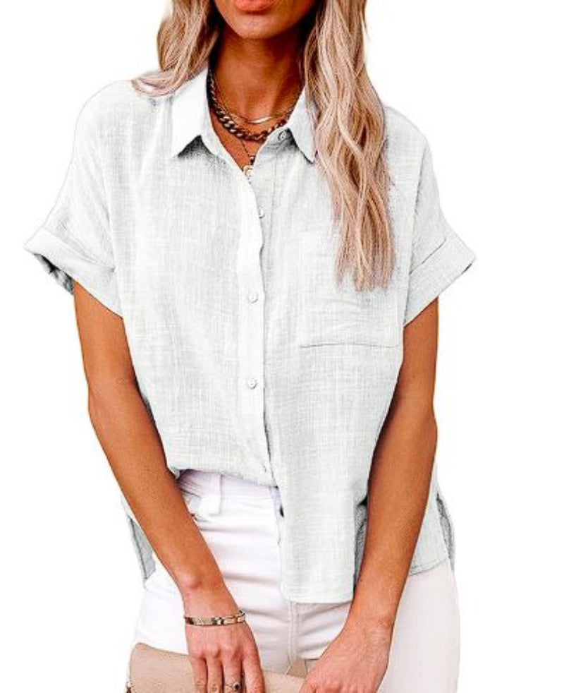 Elena - Women Stylish Button-Up Shirt