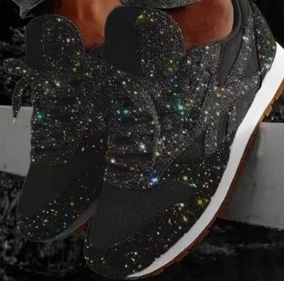 Adelaide - Women's Casual Glitter Shoes with Sequins