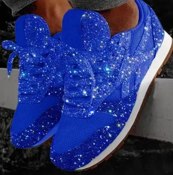 Adelaide - Women's Casual Glitter Shoes with Sequins