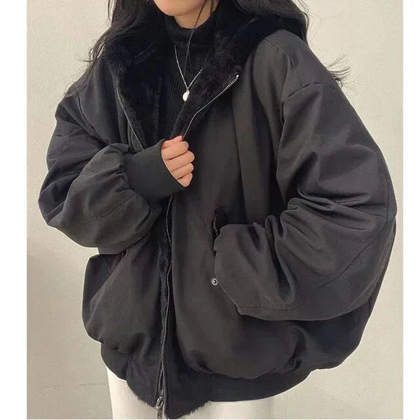 Carissa - Chic and Stylish Reversible Winter Coat