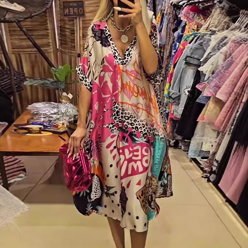 Ashley - Women Casual Loose Long Dress