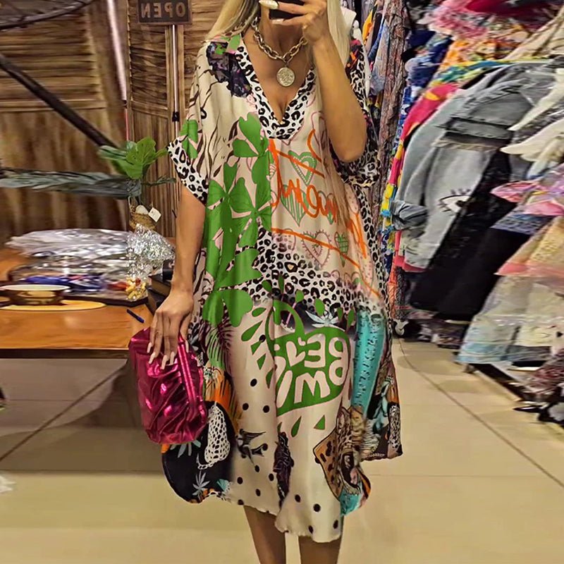 Ashley - Women Casual Loose Long Dress