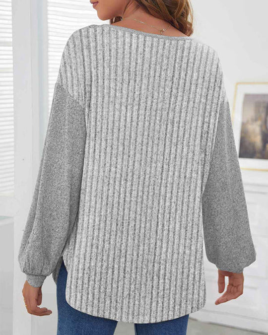 Luna - Stylish Button-Detail Top