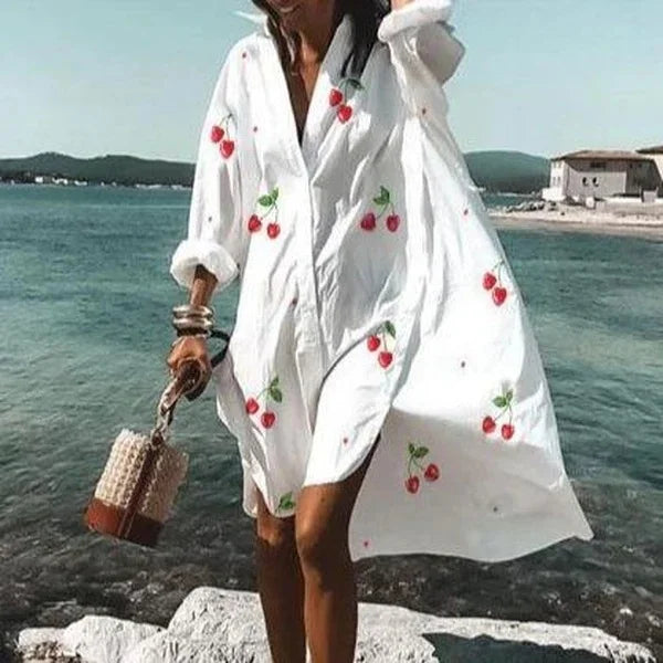 Camille - Long Sleeve Beach Cover-Up