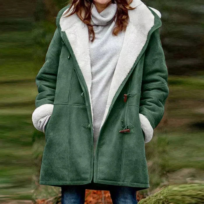 Charlotte - Fleece-Lined Hooded Coat