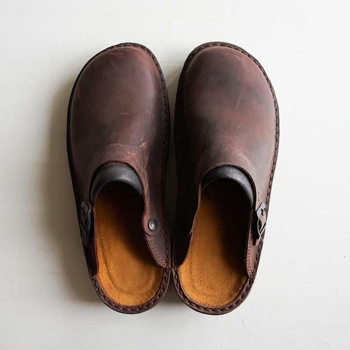 Jeric - Leather Slippers