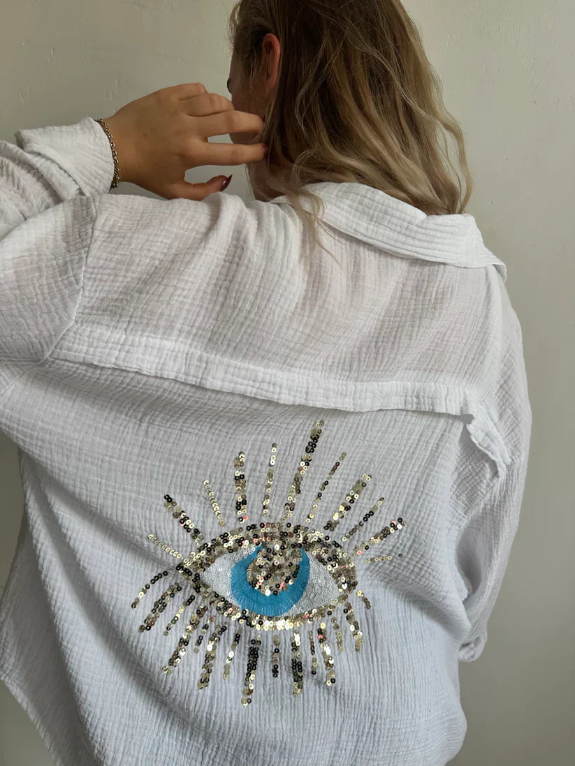 Elody - Oversized Shirt (Plus Size Available)