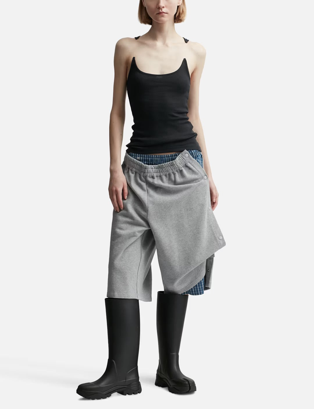 Jennie - Women Invisible Strap Ribbed Tank Top