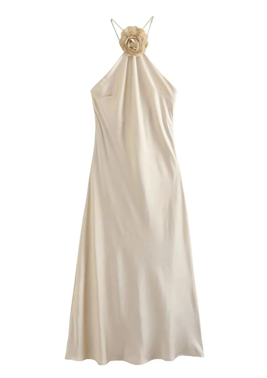 Georgia - Petal Neck Dress