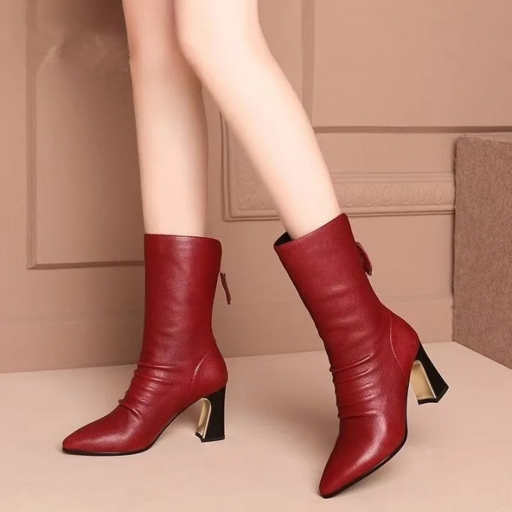 Jasmine - Stylish Heeled Ankle Boots