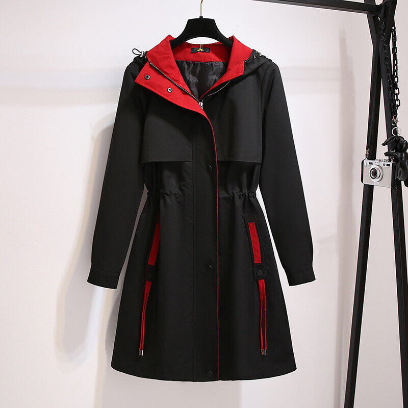 Kallie - Oversized Hooded Windbreaker Jacket