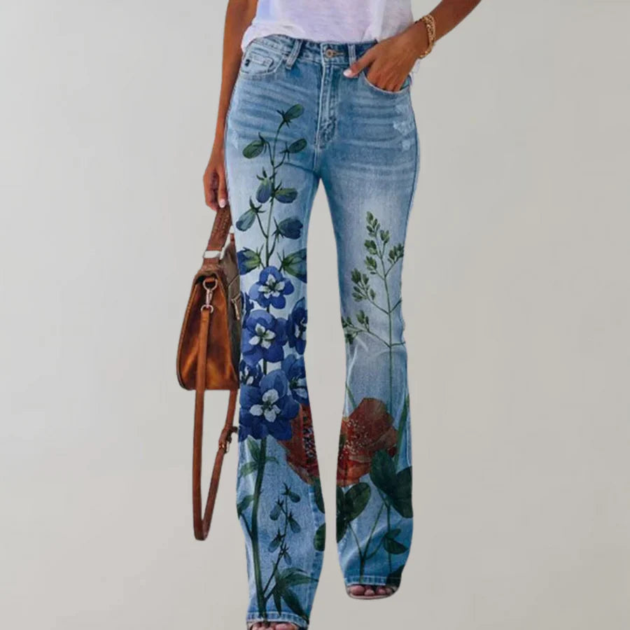 Luciana - Women's Flare Jeans