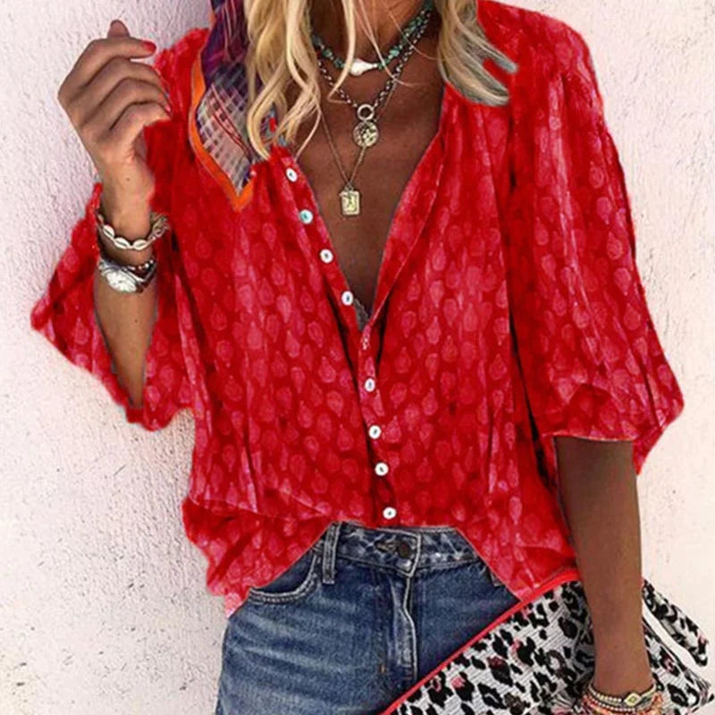Rebecca - Elegant Summer Blouse for Women
