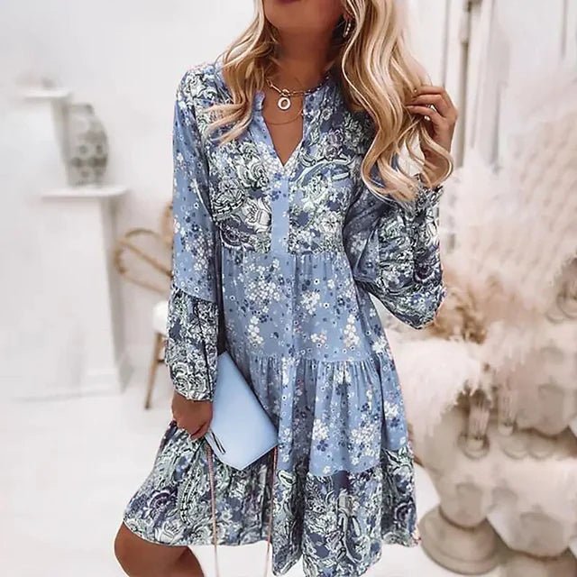 Claire - Waist-Enhancing Floral Sculpt Midi Dress