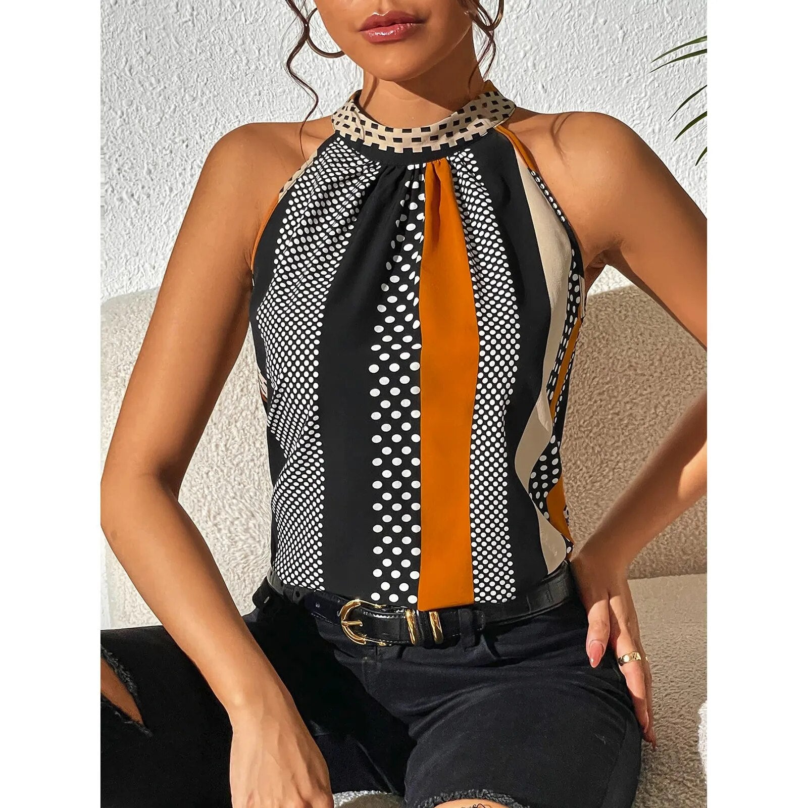 Kate - Women's Elegant Sleeveless Top