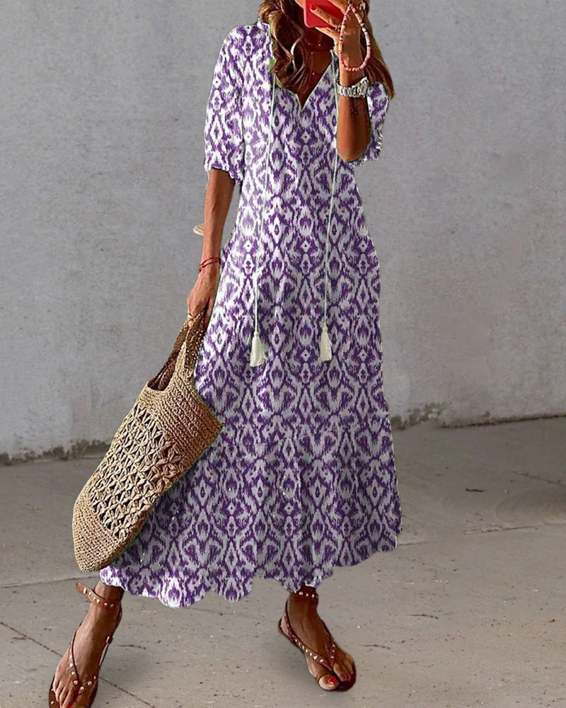 Emma - Boho Maxi Dress with Flattering Fit