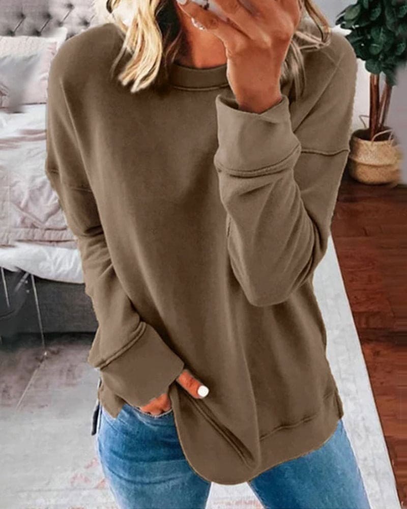 Kaitlyn - Relaxed Fit Cozy Sweater (Plus Size Available)