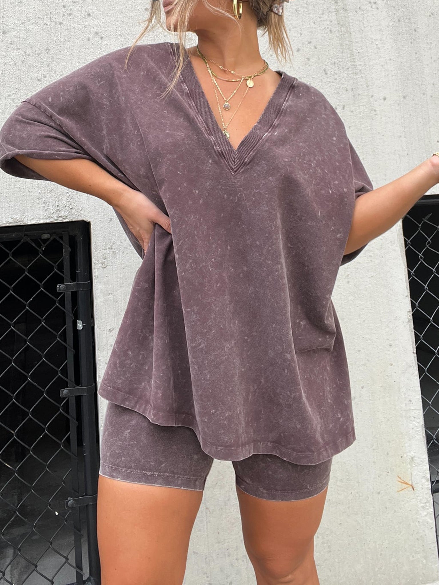 Felicity - Loose T-Shirt and Shorts Set