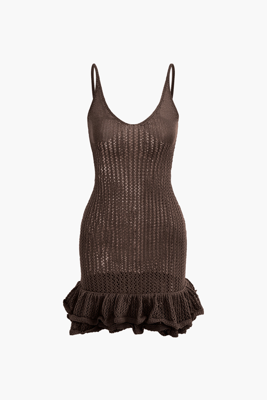 Emmeline - Open Knit Mini Dress