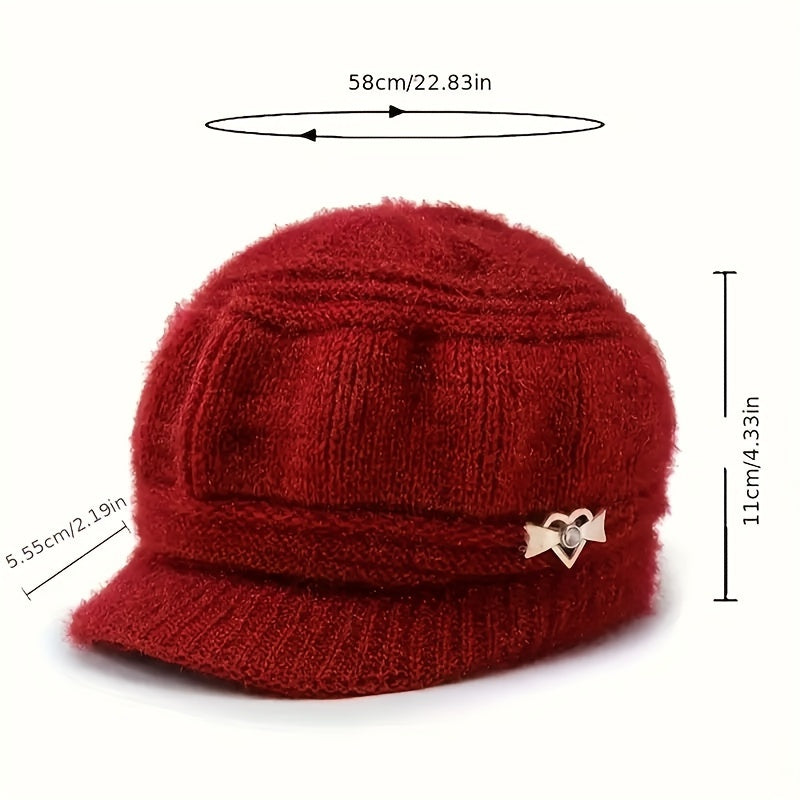 Jessa - Cozy Knit Winter Cap with Cuff