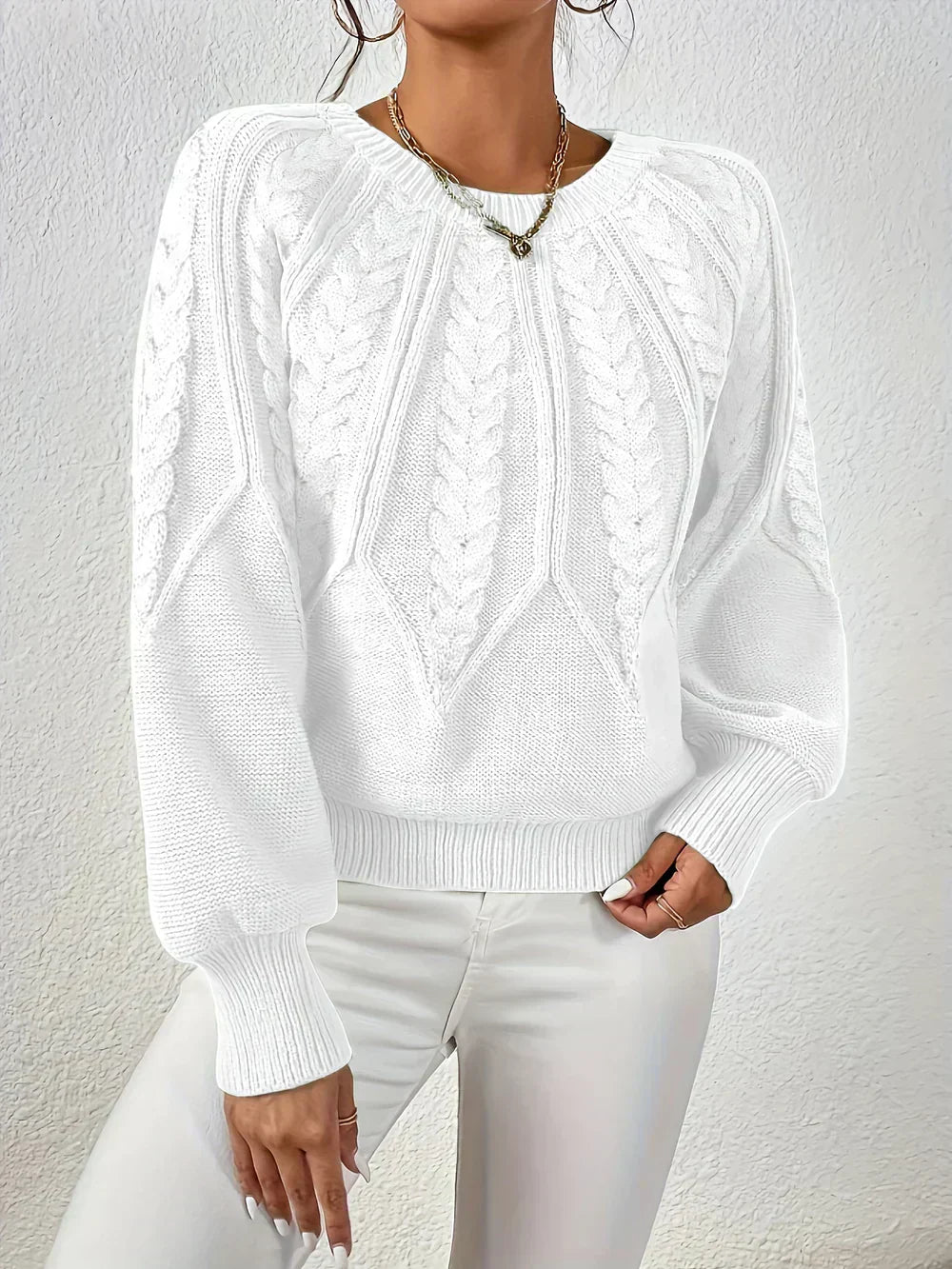 Georgina - Cable-Knit Sweater