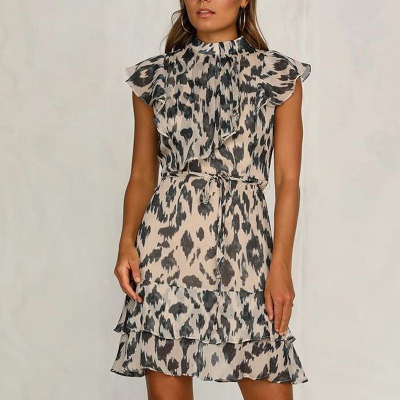 Elliana - Women's Ruffle Sleeveless Dress