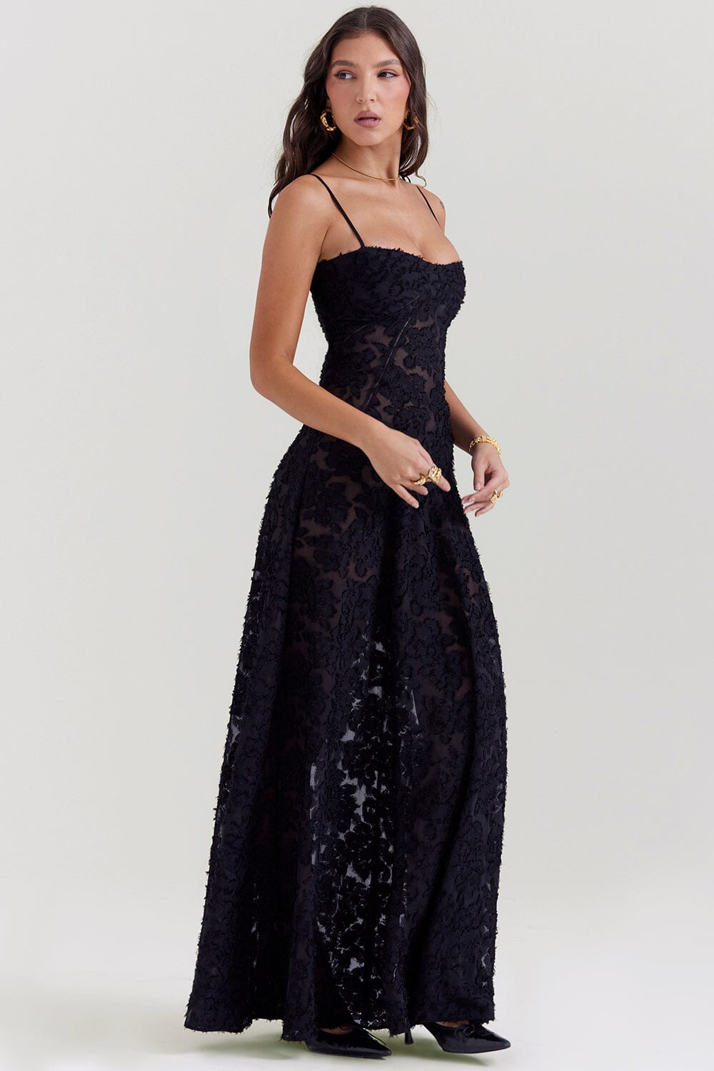 Serena - Elegant Evening Maxi Dress for Weddings and Events