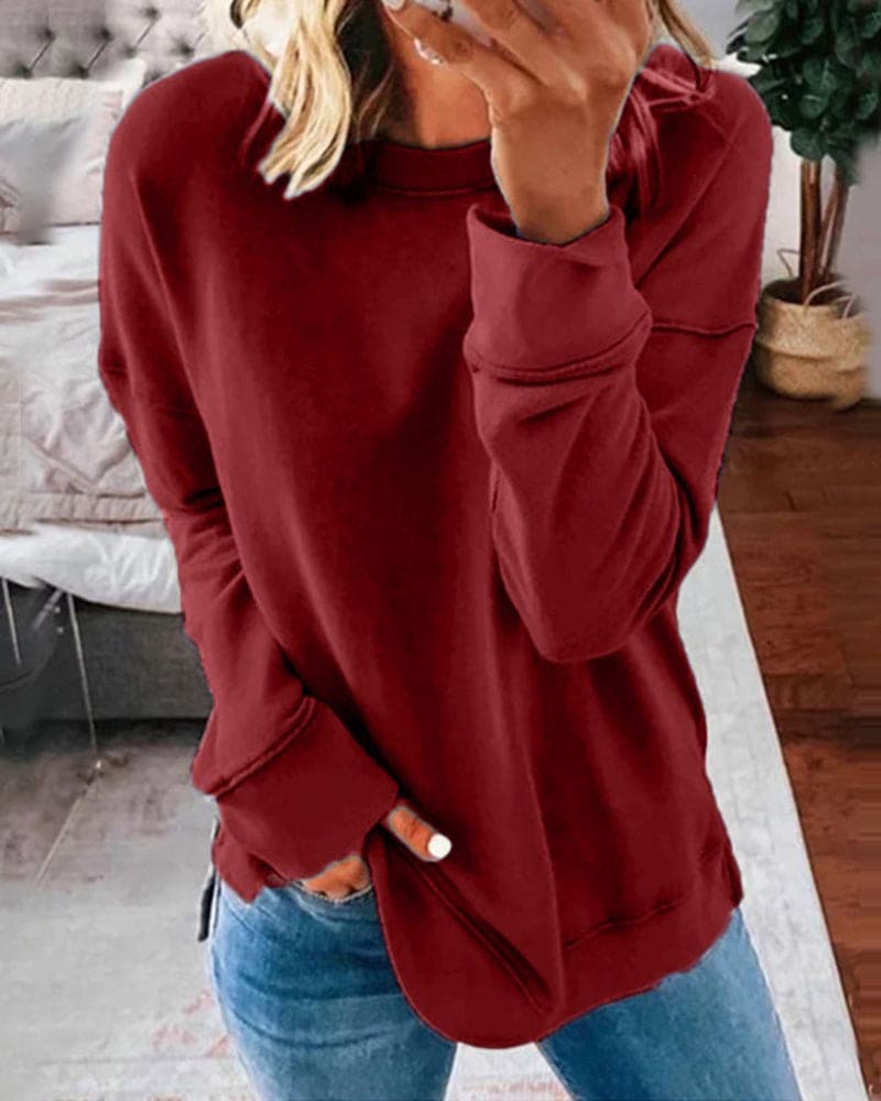 Kaitlyn - Relaxed Fit Cozy Sweater (Plus Size Available)