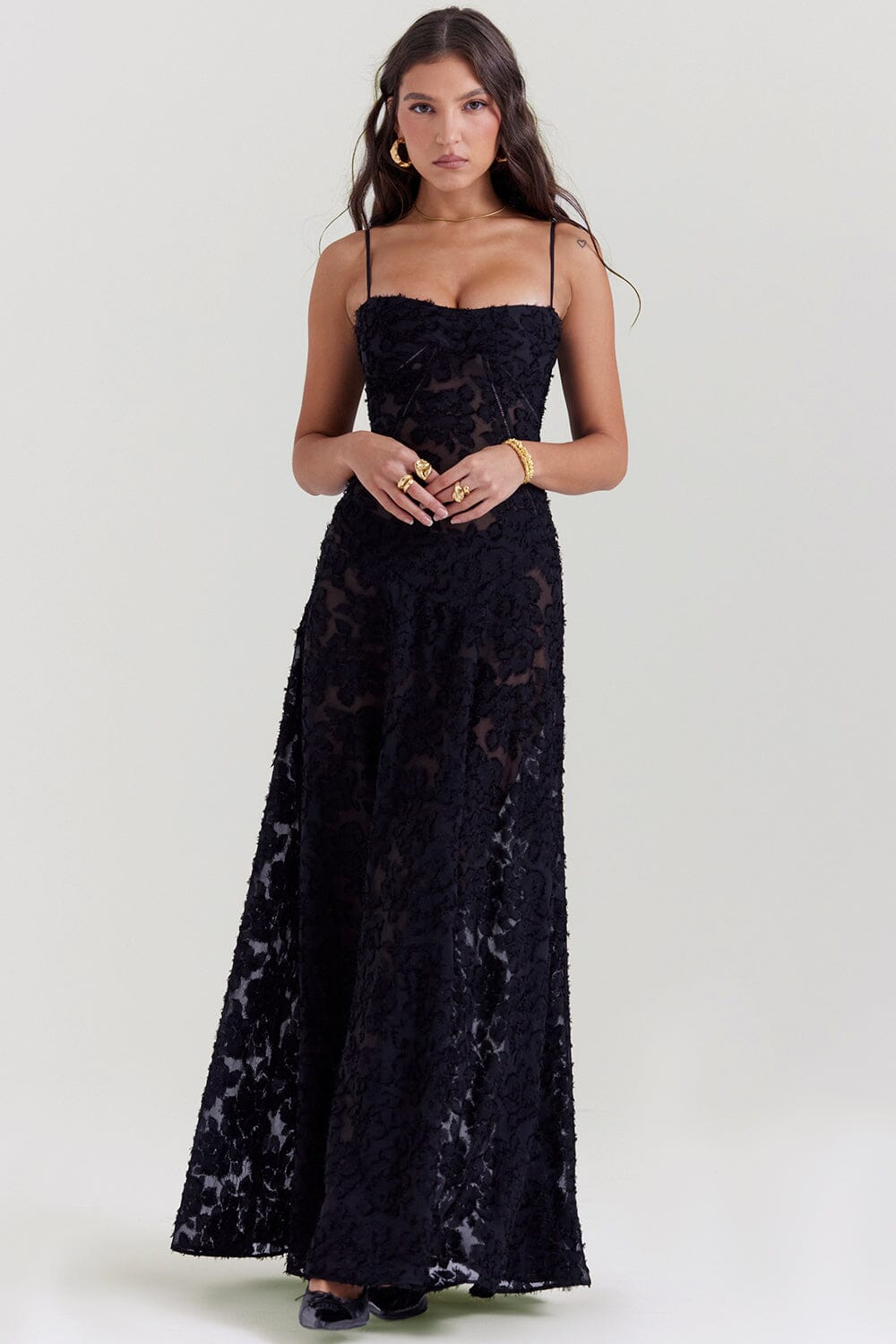 Serena - Elegant Evening Maxi Dress for Weddings and Events