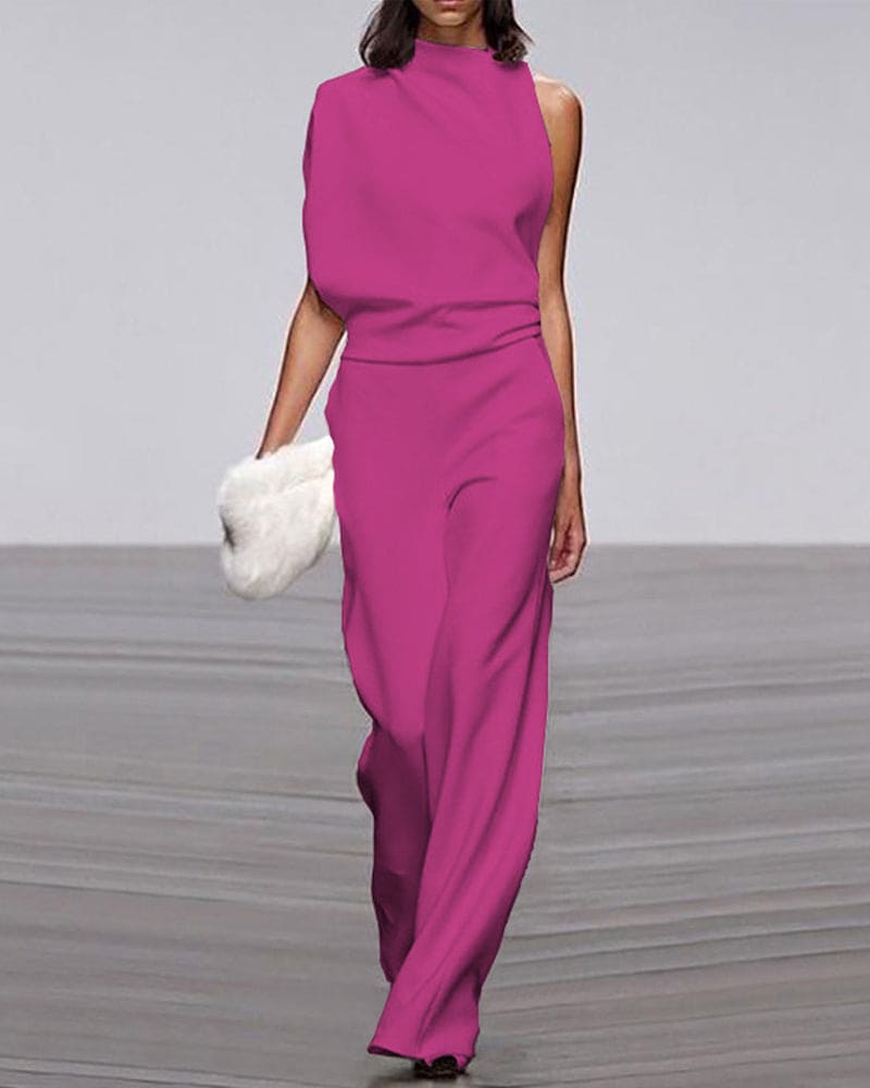 Marian - Elegant Women's Sleeveless Jumpsuit