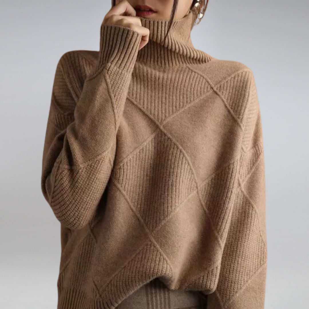 Beth - Turtleneck Sweater for Effortless Style and Comfort