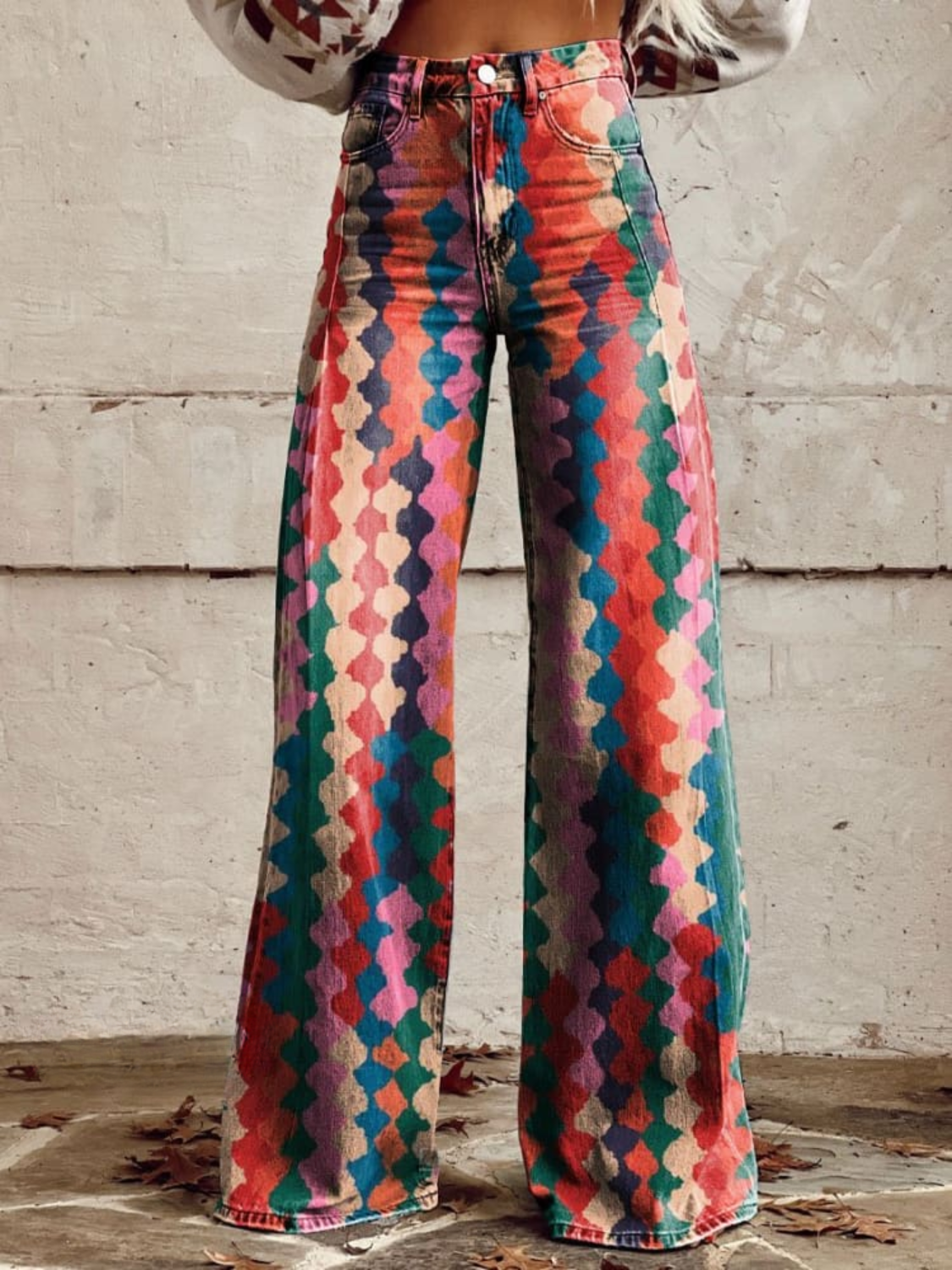 Matilda - Vintage Wide Leg Pants (Plus Size Available)