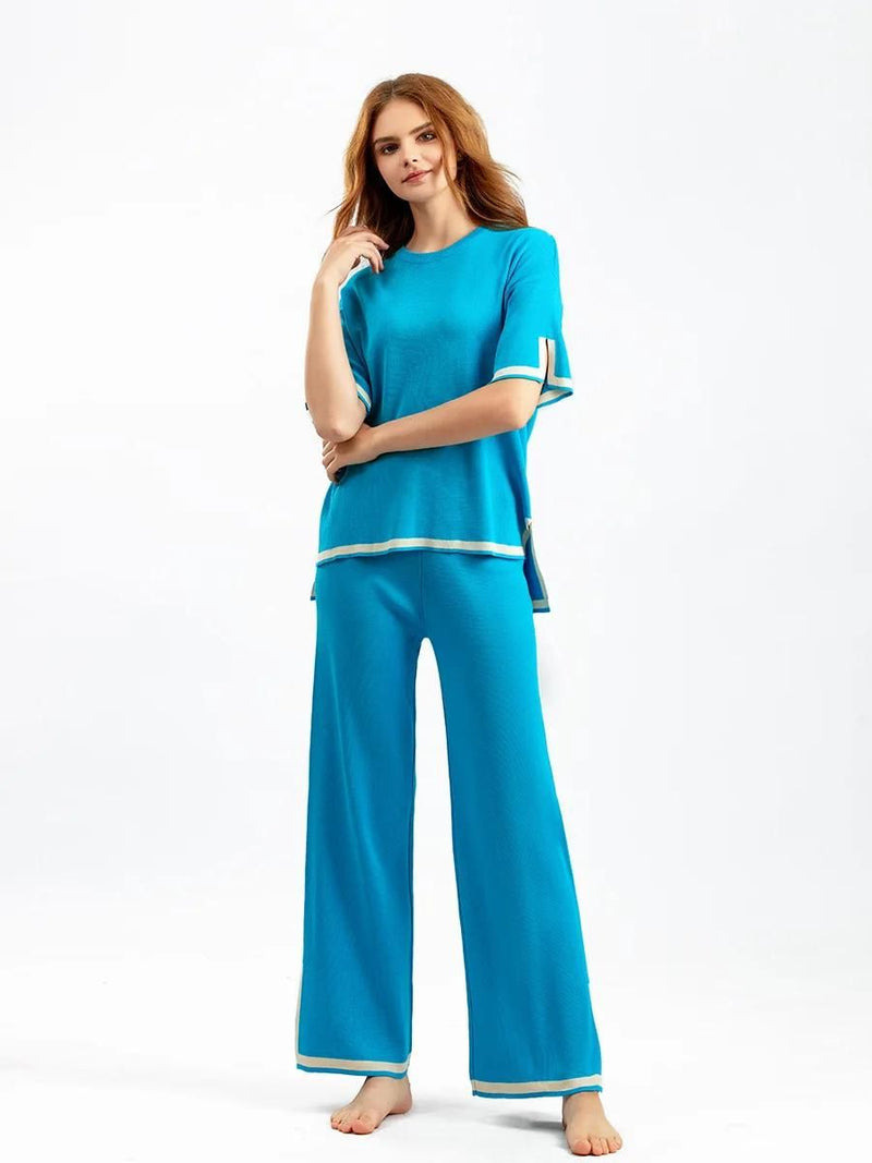 Beatrice - Chic Contrast Trim Set