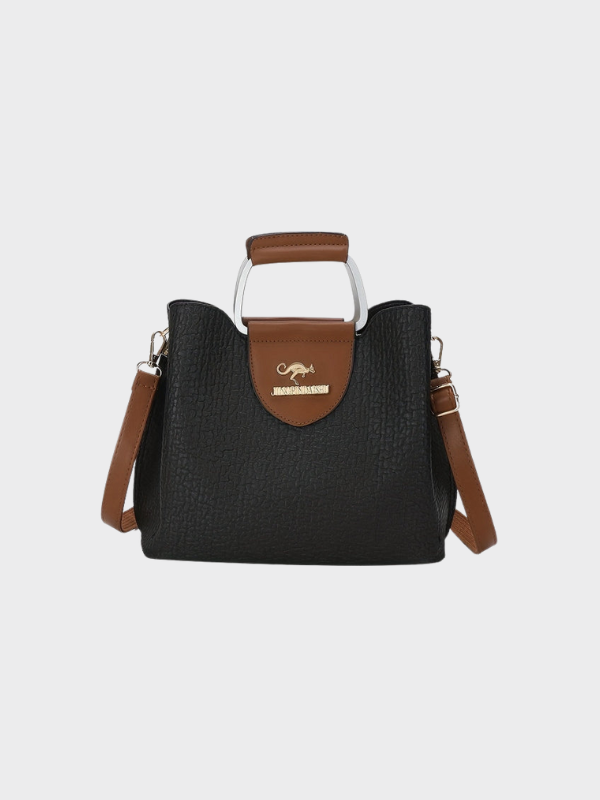 Mae - Women’s Spacious Genuine Leather Leather Bag with Adjustable Strap
