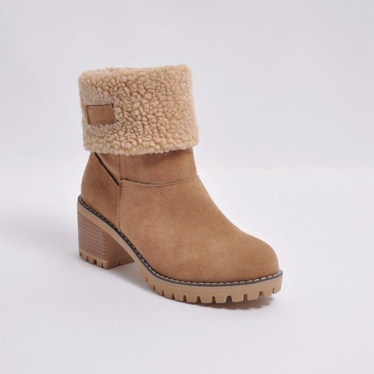 Alessandra - Cozy Elegant Mid-Calf Boots