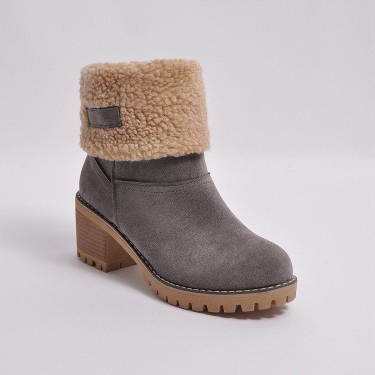 Alessandra - Cozy Elegant Mid-Calf Boots