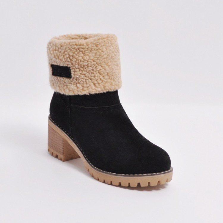 Alessandra - Cozy Elegant Mid-Calf Boots