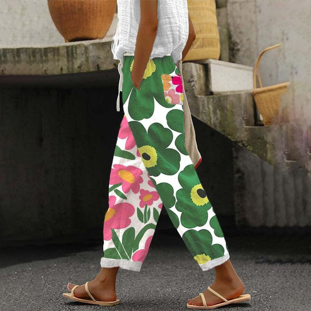 Halle - Floral Comfort Pants