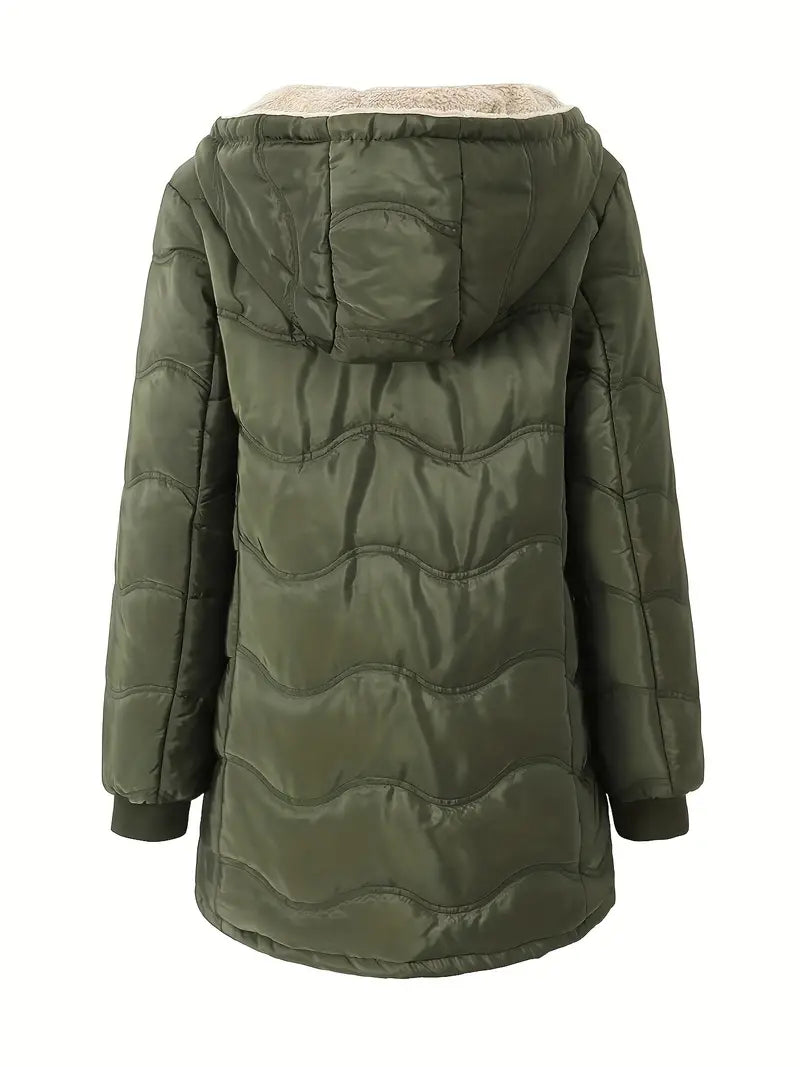 Blythe - Hooded Puffer Jacket with Fleece Lining for Ultimate Warmth