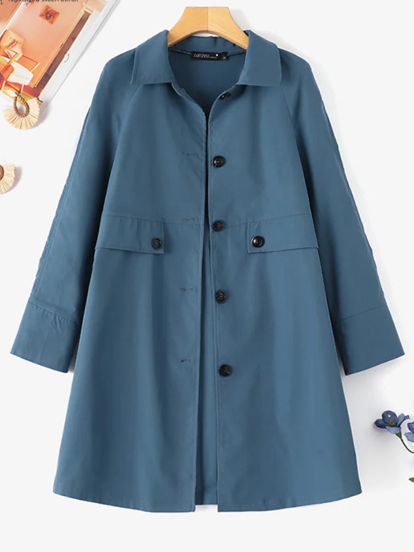 Ericka - Women's Lightweight Trench Coat