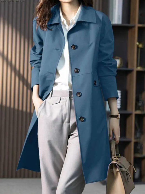 Ericka - Women's Lightweight Trench Coat