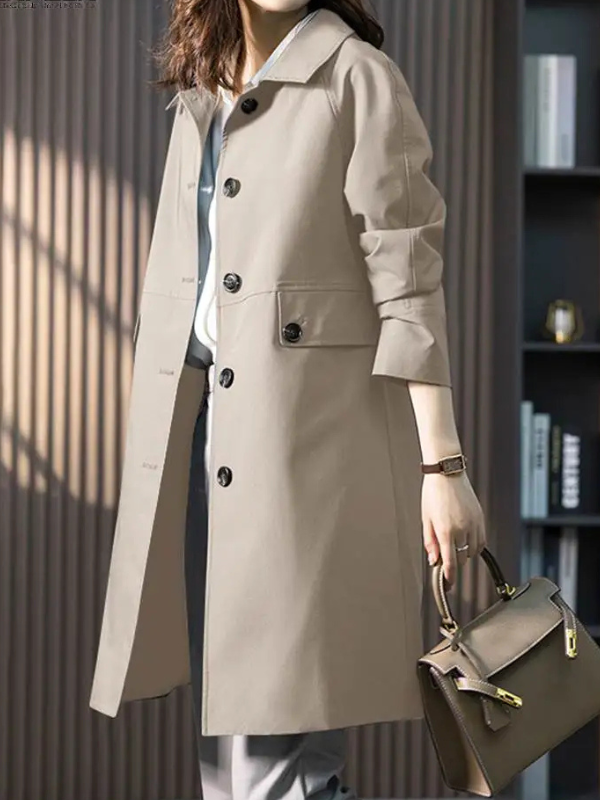 Ericka - Women's Lightweight Trench Coat