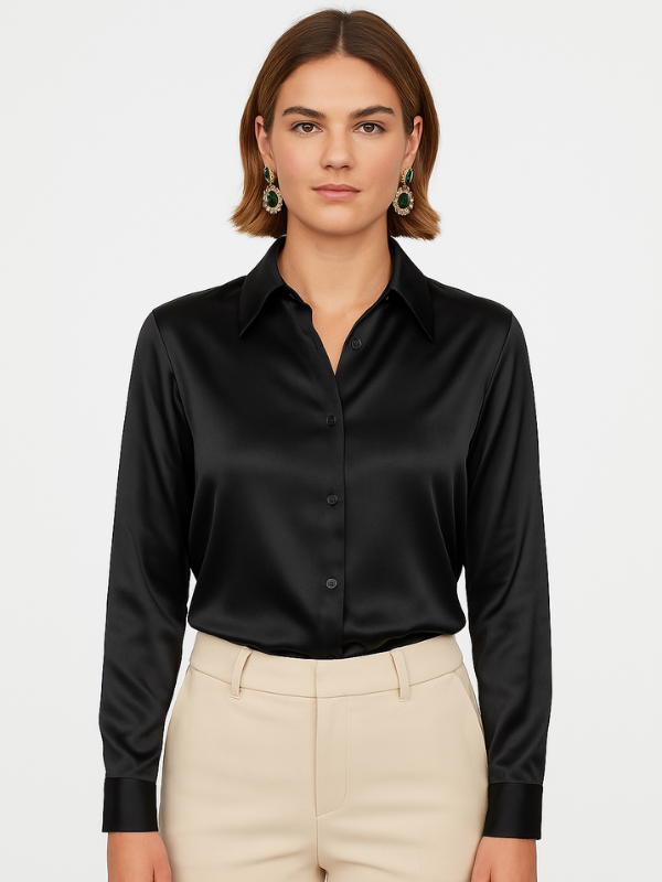 Elaire - Satin Blouse for Women