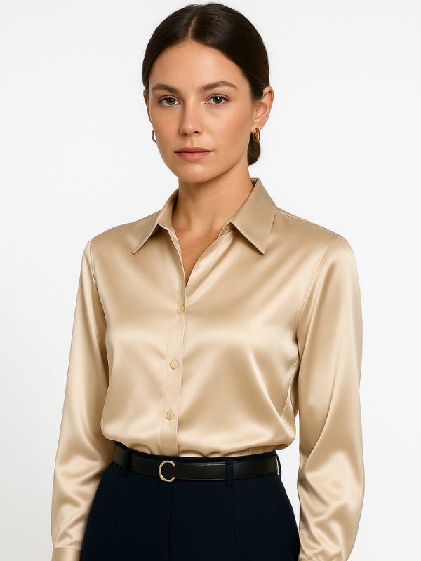Elaire - Satin Blouse for Women