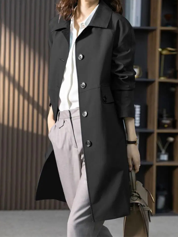 Ericka - Women's Lightweight Trench Coat