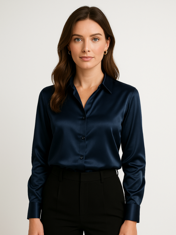 Elaire - Satin Blouse for Women