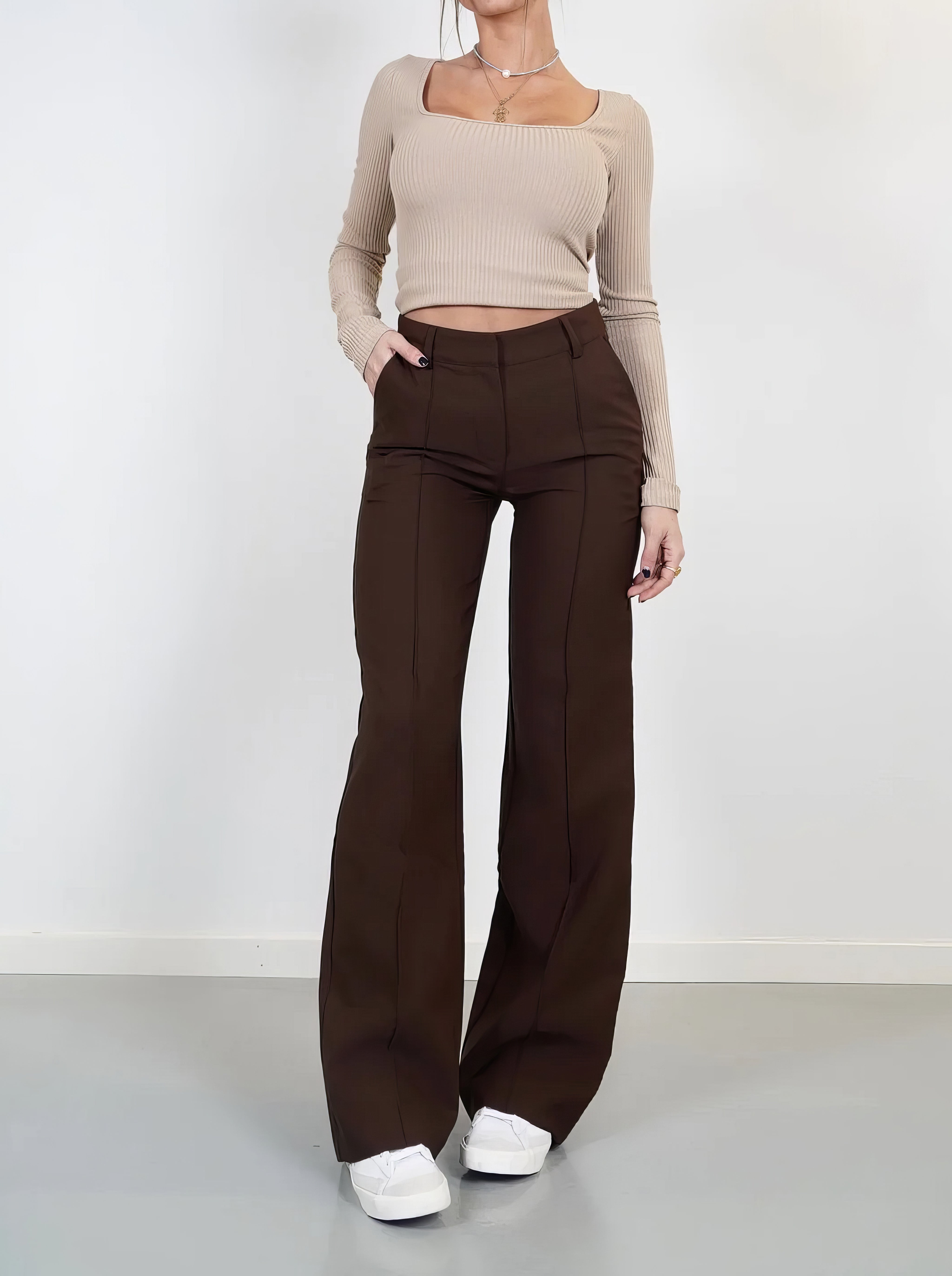 Eleanor - Casual Wide-Leg Trousers