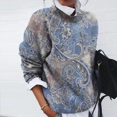 Yasmin - Comfortable Printed Sweater