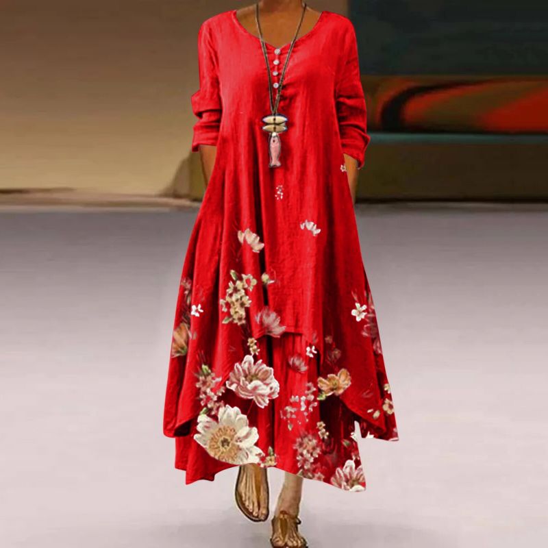 Belen - Women’s Floral Maxi Dress